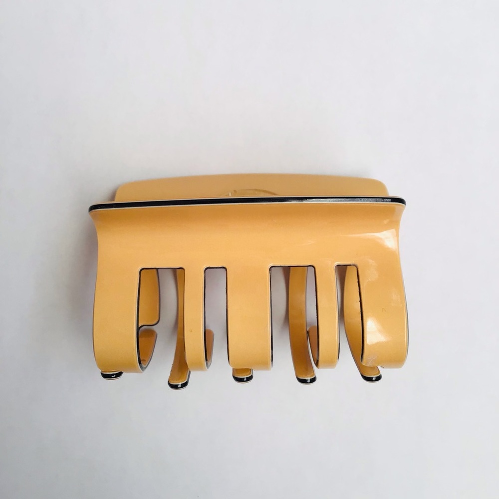 Yellow Hair Clip Claw Clip